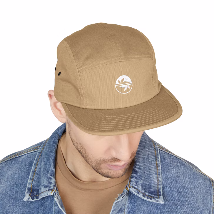 GŪD Logo Embroidered 5 Panel Cap - Image 3