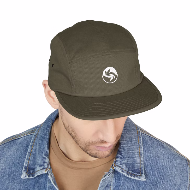 GŪD Logo Embroidered 5 Panel Cap - Image 6