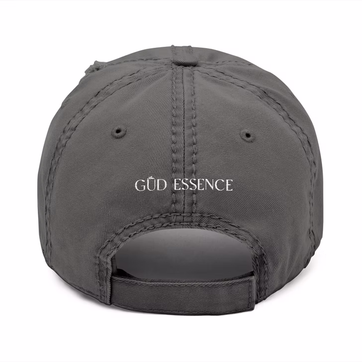 GŪD Distressed Embroidered Hat - Image 2