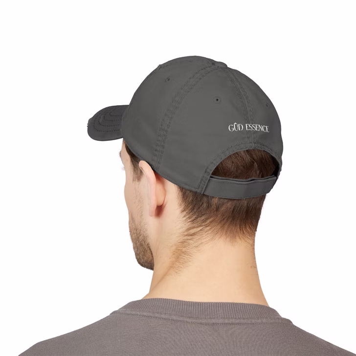 GŪD Distressed Embroidered Hat - Image 6