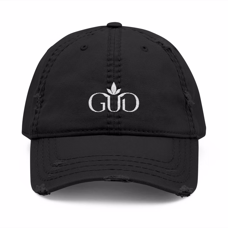 GŪD Distressed Embroidered Hat - Image 7