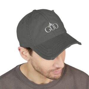 GŪD Distressed Embroidered Hat