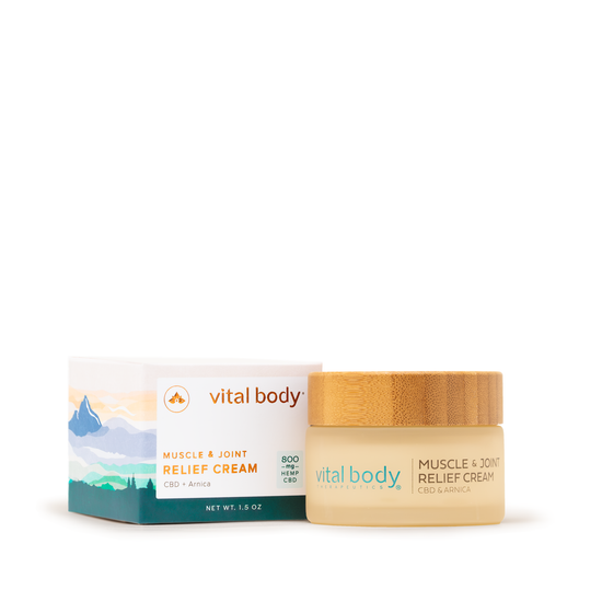 Muscle and Joint Relief Cream (3oz) 1600mg CBD