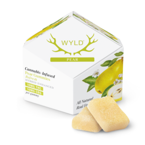 WYLD CBD - Pear 2:1 CBD:CBG Gummies - 400mg - 20ct