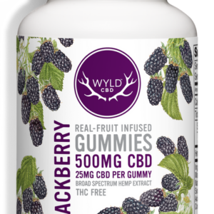 WYLD CBD - Blackberry Gummies - 500mg - 20ct