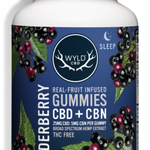 WYLD CBD - Elderberry 5:1 CBD:CBN Gummies - 500mg - 20ct