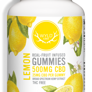 WYLD CBD - Lemon Gummies - 500mg - 20ct