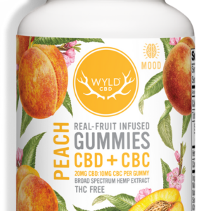 WYLD CBD - Peach 2:1 CBD:CBC Gummies - 400mg - 20ct