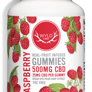 WYLD CBD - Raspberry Gummies - 500mg - 20ct
