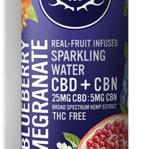 WYLD CBD - Blueberry Pomegranate 5:1 CBD:CBN Sparking Water - 25mg