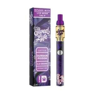 Durban Poison Live Resin THC-P Vape - 2.5g — GUD Supply