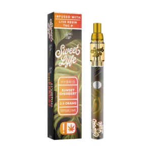 Sunset Sherbert Live Resin THC-P Vape - 2.5g — GUD Supply